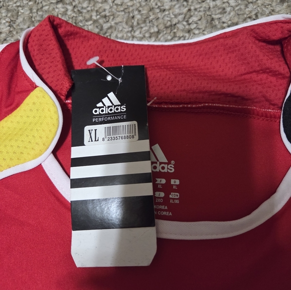 Uganda Cranes Jersey NWT Adidas Climacool Futbol Soccer Youth XL - Picture 6 of 12